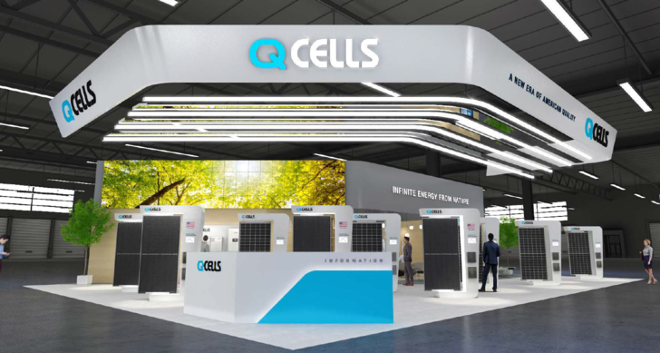 The booth of Q Cells at this year’s SPI in Salt Lake City - © Q Cells
