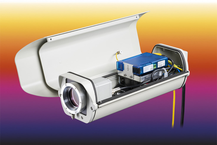 Outdoor protective housing for Optris infrared cameras