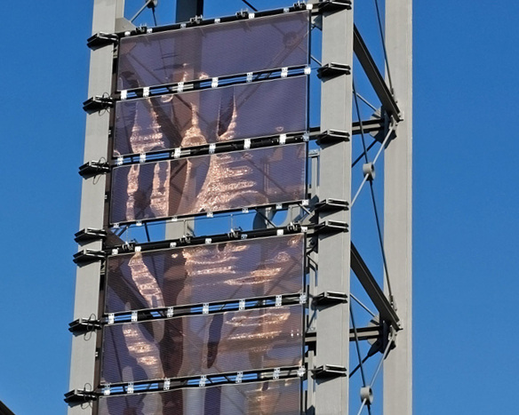 Solartension's light-weight systems using photovoltaic films.