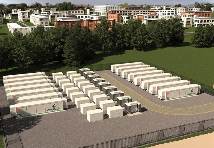 100 MW of energy storage will provide flexible capacity to support increased renewable energy generation and electric vehicle charging infrastructure. - © Wärtsilä
