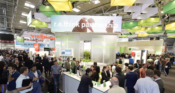 Intersolar Europe and the parallel events will take place from June 20-22, 2018 under the umbrella of The smarter E Europe at Messe München. - © Solar Promotion
