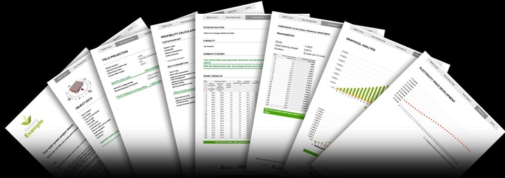 Information is the key to establish contact with solar customers.