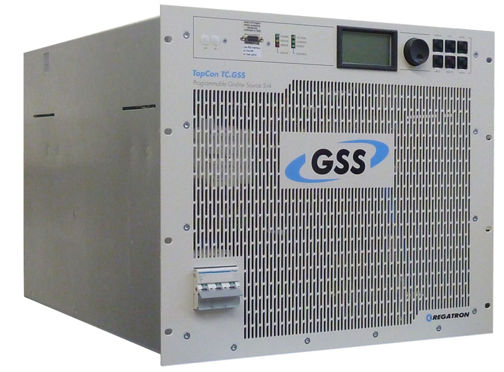 Air or liquid cooled programmable modular power supplies for 19" racks.