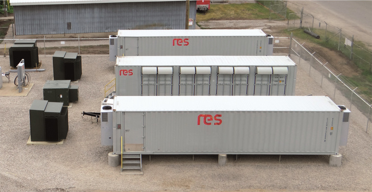 RES has already implemented numerous energy storage projects for network services in the USA and Canada. Now the project developer has won another contract in UK. - © RES

