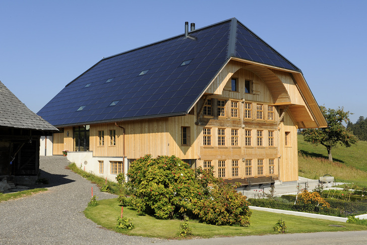 The in-roof system allowed integrating the PV into the historic structure of the building.