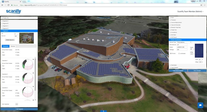 Scanifly is a drone-based, software platform for solar development and maintenance.