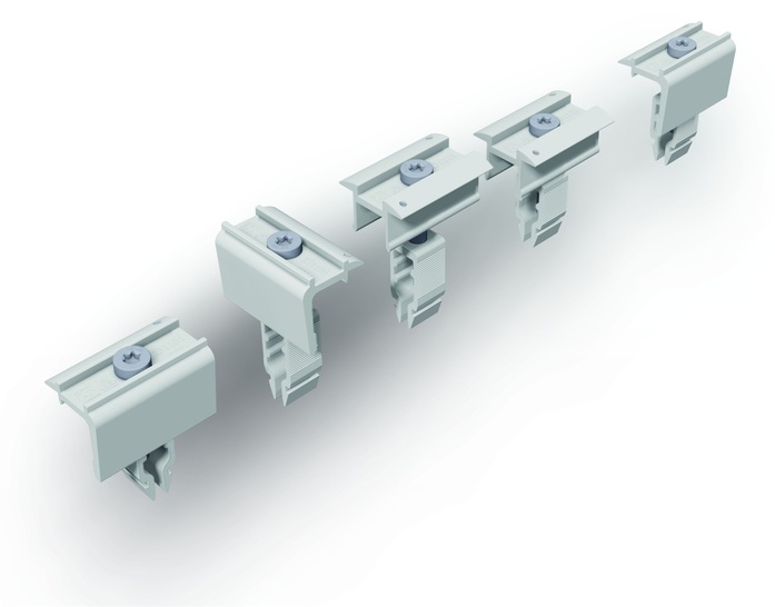 Thanks to rotatable clamps and flexible clamping widths, it is suitable for mounting all standard solar module sizes.