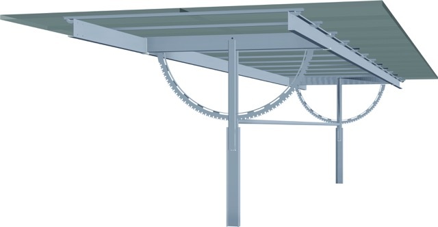 The new tracker: a locking mechanism for greater structural stability.