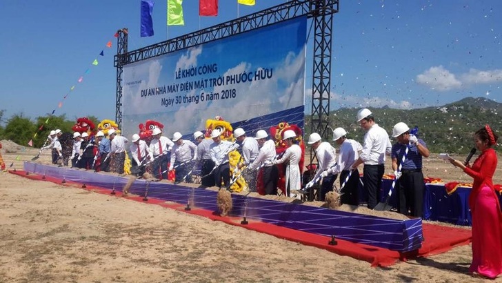 Schletter will supply its FS AS Duo two-pillar mounting systems for the 200 MW solar park in the South Vietnamese province of Ninh Tuan. - © Schletter Group
