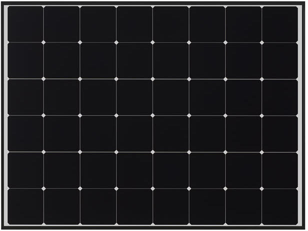 The new module from Sharp has a discreet matte black finish, while reflections are minimised.