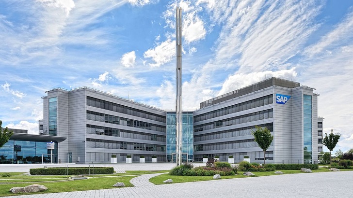The SAP headquarters in Walldorf in southern Germany.