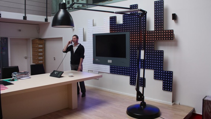 Obviously this office was designed by a LED expert.