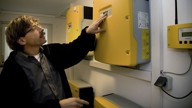 The inverter is the heart of the solar power system.