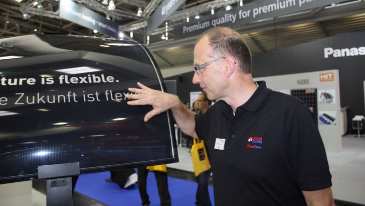 This flexible thin-film module was offered by Solar Frontier in 2016.