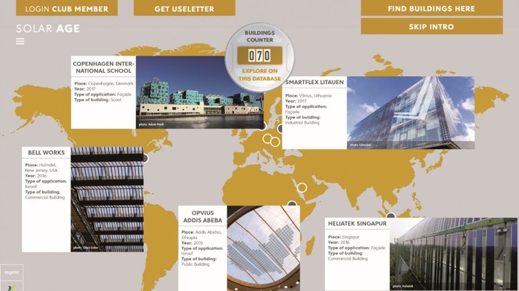 The database Solar Age gives an overview on solar buildings worldwide. - © Solar Age
