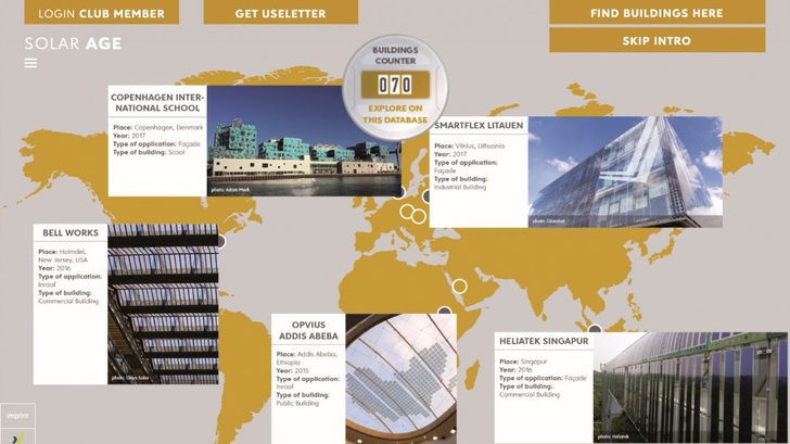 The database Solar Age gives an overview on solar buildings worldwide.