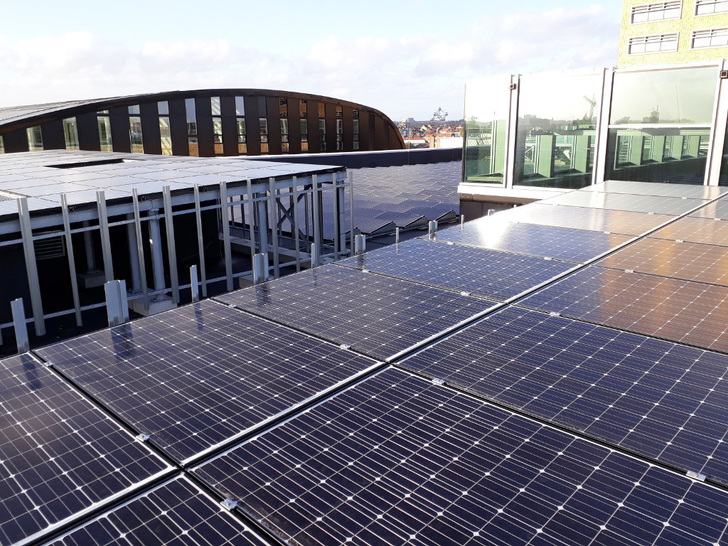 PV as far as the eye can see on Belgium’s largest passive house.