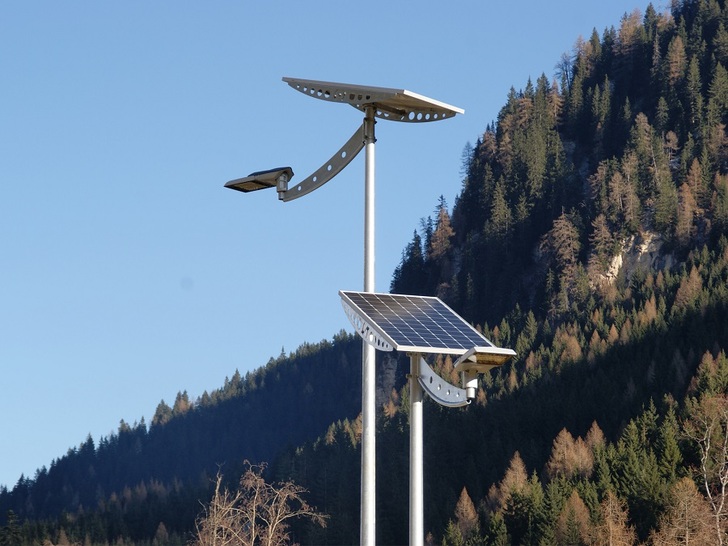 Expecially in remote areas solar street lights have a huge market potential. - © Hilber Solar
