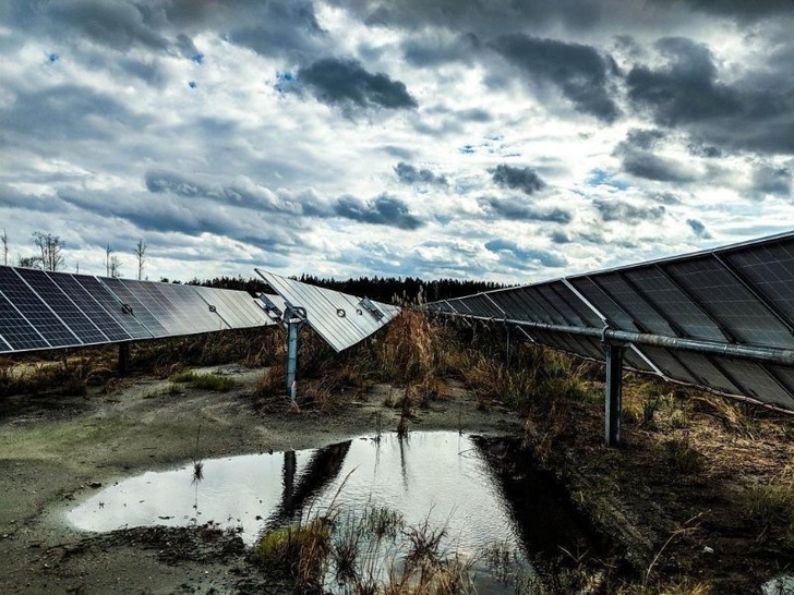 Worst case: When a hurricane or any other freak weather event strikes a solar installation.