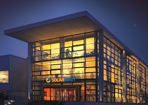 Headquarters of Solarwatt in Dresden.