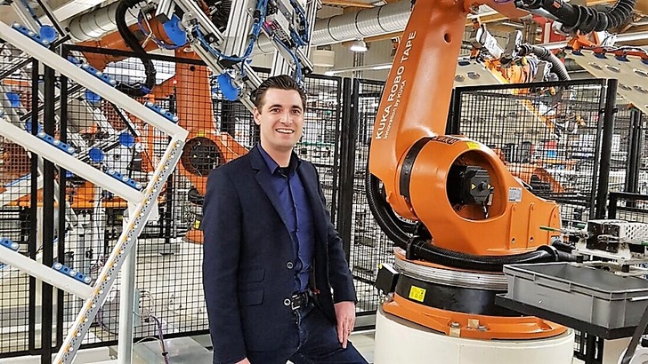 Solarwatt`s International Sales Manager Pol Spronck.