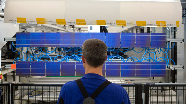 The production of polycrystalline solar modules in Freiberg will be completely stopped by Solarworld.