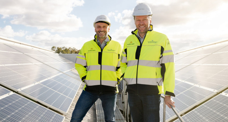 Pernod Ricard Winemakers Operations Director Australia Robert Taddeo (left) and Chief Operations Officer Brett McKinnon. - © Ben McPherson
