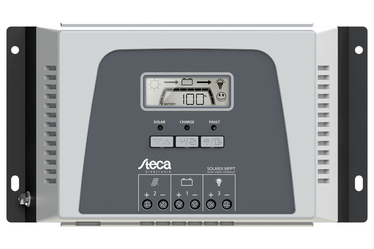 DC power consumers can be directly connected to the controller and controlled by it.
