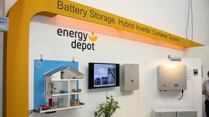 New commercial system from Energy Depot, introduced at Munich EES Europe 2017.