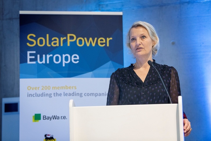 Ditte Juul Jørgensen, Director-General for Energy, DG Energy, European Commission at the Digital Solar & Storage event. - © Solar Power Europe
