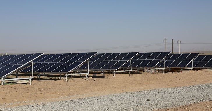 10 MW solar plant in Mahan in Kerman province, that started operation in July 2017. - © SATBA
