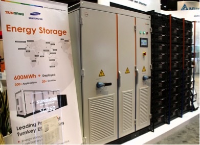 The new storage system is especially designed for commercial energy storage. - © Samsung SDI
