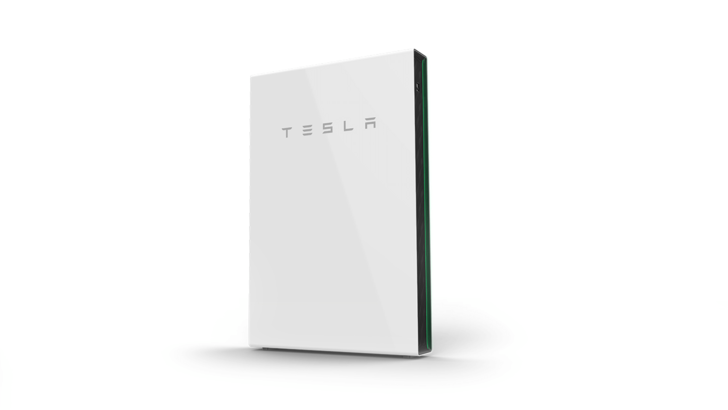 With its capacity of 13.5 kilowatt hours the Powerwall is ideal for single- and two-family homes. - © Tesla
