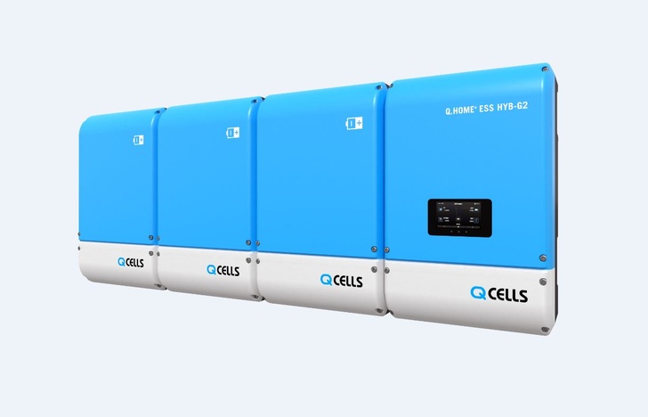 Easily scalable: Q-cells’ new home storage system.