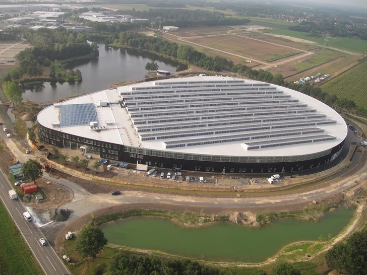 1.628 GW rooftop installation with Trina Solar modules at Venco Campus near Eindhoven, Netherlands.