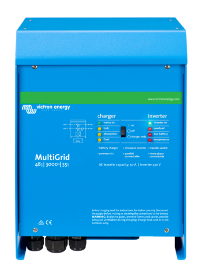 The Multigrid hardware fits in all common topologies. - © Victron Energy
