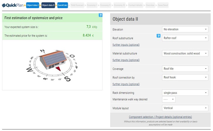 Check out the building's appropriateness for solar power generation.