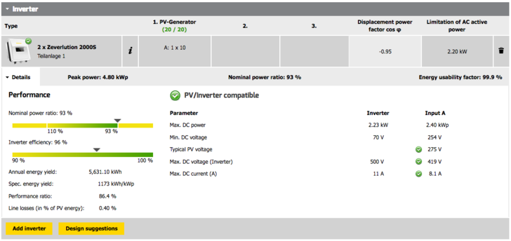 Registered users of ZeverPlan have access to a monthly updated module database and worldwide meteorological data.