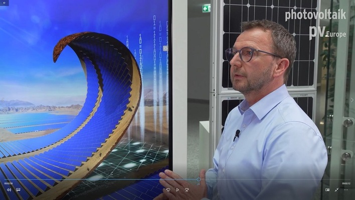 Phoenix Solar is presenting their innovations.