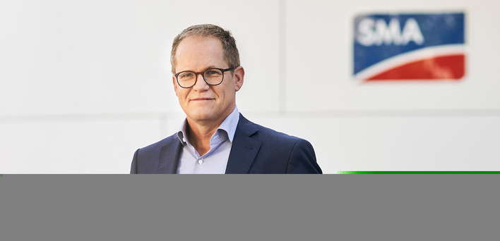 Jürgen Reinert, 52, CEO of SMA Solar Technology AG. He has been with SMA since 2011.