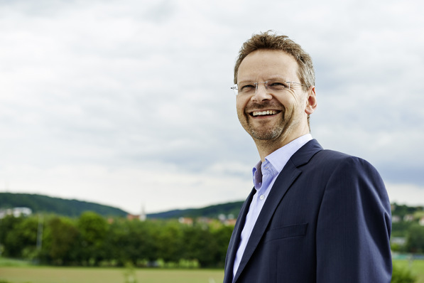 Günter Haug, 53, Managing Director of BayWa r.e. He has been with MHH Solartechnik GmbH since 1996 and with BayWa since 2010 when they took over MHH.