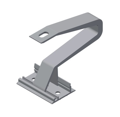 The roof hook is height-adjustable and can therefore be used for different roof battens.