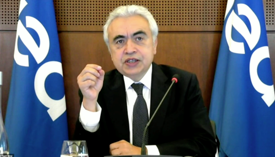 Fatih Birol, Executive Director of the International Energy Agency (IEA), speaking at the online SolarPowerSummit.