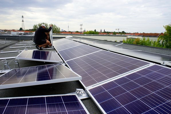Solar tenant power project in Berlin.