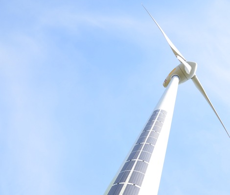 It took specialist technicians to climb up to a height of 40 metres and attach the modules.