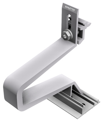 Only one Torx T40 plate head screw is needed to fix the new EcoA and RapidA roof hooks to the rafters.