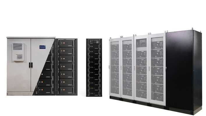 Fenecon's commercial storage units cover a range of sizes up to several megawatts.