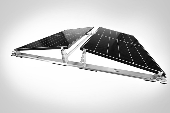 The ballast fixing is compatible with most rooftop properties, including gravel and green roofs.