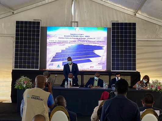 The solar modules supplied by Q Cells will form the majority of those installed in the 370 MW project in Angola.