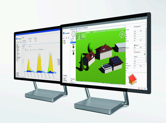 PV Manager helps to identify possible sources of shading as well as taking site-related weather data in to account.